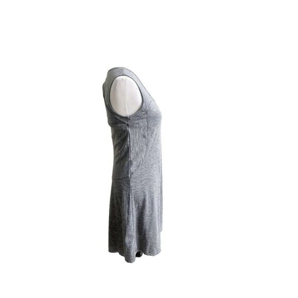 Prana Women’s Activewear Dress Size Small Grey Shelf Bra Open Back Scoop Neck - Picture 3 of 10